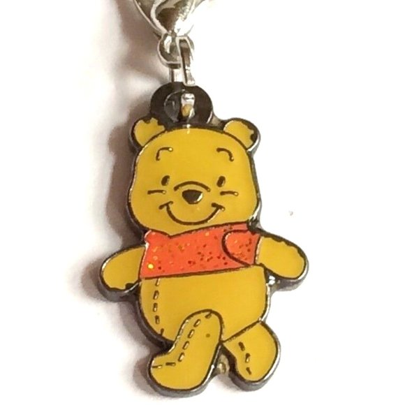Vintage Disney Winnie the Pooh Charm Zipper Pull Clip On For Bracelet Purse - Picture 5 of 10